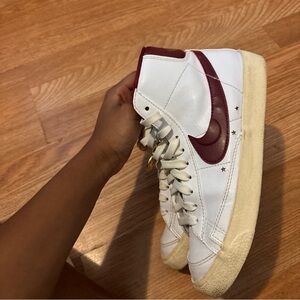 Size 7 - Nike Blazer 77 Vintage Mid Burgundy